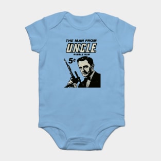 Vintage Man From U.N.C.L.E. with Napoleon Solo - Authentic, Distressed Baby Bodysuit